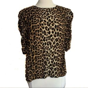 H&M Leopard Print Blouse